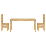 3 Piece Dining Set PANAMA Solid Wood Pine 3345200