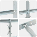 Adjustable Security Grille for Windows with 4 Crossbars 500-650 mm 141385
