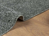 Shaggy Rug PAMPLONA High Pile Modern Green 160x230 cm 375303
