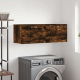 Wall Cabinet Smoked Oak 100x36.5x35 cm Engineered Wood 830113