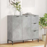 Sideboard Concrete Grey 89.5 x 33 x 82 cm Engineered Wood 883457