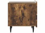 Bedside Cabinet Smoked Oak 43 x 34.5 x 49.5 cm Engineered Wood 894305