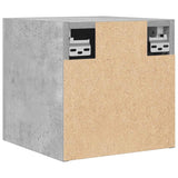 Wall Mounted TV Cabinets 4 pcs Concrete Grey 30.5x30x30 cm 804495
