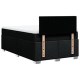 Box Spring Bed with Mattress Black 120x190 cm Fabric 3285829