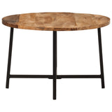 Coffee Table 54x54x35 cm Solid Wood Mango and Iron 371968