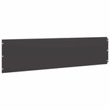 Lawn Edgings 10 pcs Black 25x103 cm Cold-rolled Steel 860166