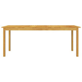 Garden Dining Set Brown Solid acacia wood Large Durable 3095868