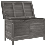 Garden Storage Box Anthracite 99x49.5x58.5 cm Solid Wood Fir 364754