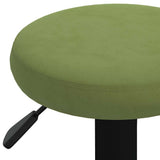Bar Stools 2 pcs Light Green Velvet 333145