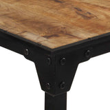 Bar Table 60x55x107 cm Solid Rough Wood Mango 358939