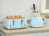 3000W 1.7L Kettle & 4 Slice Toaster, Kettle and Toaster Set with 7 Browning Controls and Crumb Tray, T3398P378859