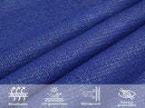 Sunshade Sail 160 g/m Rectangular Blue 4x6 m HDPE 311519