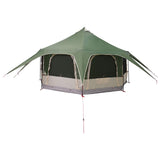 Family Tent Green 5-Person 185T Polyester with PU Coating 42017394