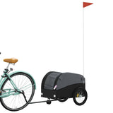 Bike Trailer Black 30 kg Iron 94143