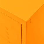TV Cabinet Mustard Yellow 105x35x50 cm Steel 336227