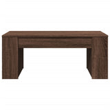 ZNTS Coffee Table Brown Oak 102x55x42 cm Engineered Wood 831860