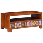 ZNTS Coffee Table 90x50x40 cm Solid Wood Acacia 4016485