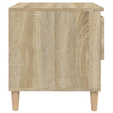Bedside Tables 2 pcs Sonoma Oak 50x46x50 Engineered Wood 819539