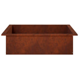 Fire Pit Ring Rusty 90 x 90 x 25 cm Weathering Steel 8012623