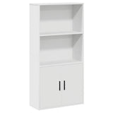 Bookcase White 60x24x120 cm Engineered Wood 860418