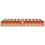 Bed Frame without Mattress Wax Brown 120x190 cm Small Double Solid Wood Pine 850865