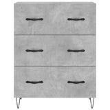 Highboard Concrete Grey 69.5x34x180 cm Engineered Wood 3198085