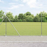Welded Wire Fence with Concrete Base 25 x 1.6 m 3351526