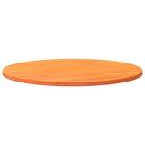 Table Top Round Wax Brown 90x2.5 cm Solid Wood Pine 847130