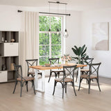 Dining Table Legs U-Shaped 2 pcs White 50x cm Steel 4013177