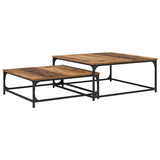 Coffee Table 2 pcs Old Wood Engineered Wood 881893