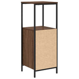 Bathroom Cabinet with Shelves Brown Oak 36x35x95 cm 861916