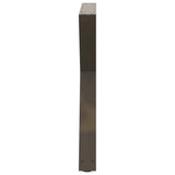 Dining Table Legs 2 pcs Natural Steel 80x cm Steel 4012731