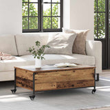 Coffee Table Old Wood 91 x 55 x 32 cm Engineered Wood 883001