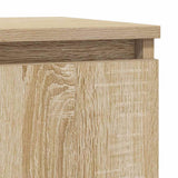Sideboard with Drawer Sonoma Oak 71x35x65 cm Engineered Wood 861600