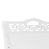 Side Table with Tray White 241148
