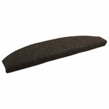 Self-adhesive Stair Mats 15 pcs Dark Brown 80 x 24.5 x 3.5 cm 42038670