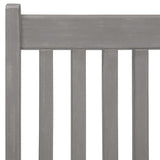 Garden Chair Set of 8 Grey Solid acacia wood Medium Foldable 3075140