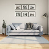 Rug HUARTE Short Pile Soft and Washable Blue 160x160 cm 375135