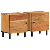 Bedside Cabinets 2 pcs 40x33x46 cm Solid Wood Acacia 356852