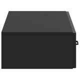 Wall-Mounted Side Table Wall-mounted Black 87.5 x 34.5 x 17 cm 899346