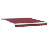Manual Retractable Awning Burgundy 300x250 cm 3215313