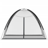Mosquito Net Mongolia with Doors 220 Mesh Black 200x150x140 cm 4010043