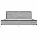 Bed Frame without Mattress Grey Sonoma 120x200 cm 3279995