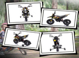 12V Aprilia Licensed Kids Motorbike with Training Wheels, Spring Suspension, LED Headlight, USB, T3398P348447