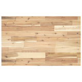 Basin Shelf Wall Mounted Steel and Solid Wood Acacia 3302822