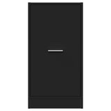 Apothecary Cabinet Black 40x41x77.5 cm Engineered Wood 855188