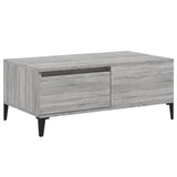 ZNTS Coffee Table Grey Sonoma 90x50x36.5 cm Engineered Wood 821122