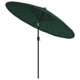 Garden Parasol with Aluminium Pole 270 cm Green 47304