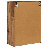 TV Wall Cabinet Old Wood 59.5 x 31 x 80 cm Engineered Wood 892367