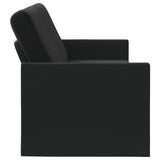 3 Seater Sofa Black 190 x 81 x 82 cm Velvet 42041126
